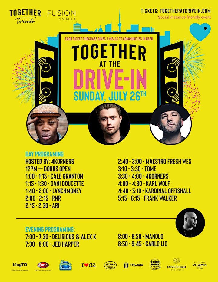 Together at the Drive-In Concert for a Cause. image