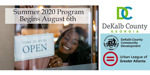 DeKalb Start-Up Business Accelerator  Summer 2020 PROGRAM 8/6 - 9/24
