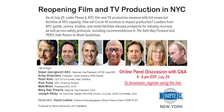 Immagine principale di SMPTE NY July 2020 Section Meeting 