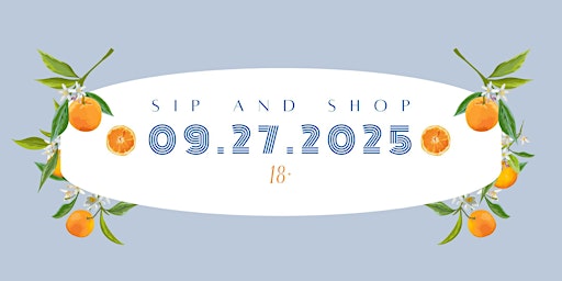 Image principale de Sip and Shop Fundraiser