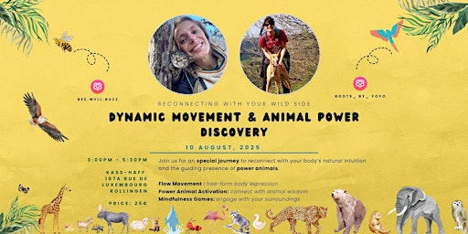 Imagen principal de Reconnect with Your Wild Side: Dynamic Movement & Animal Power Discovery