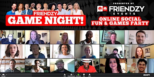 Primaire afbeelding van Online Game Night - A Fun Social Party From Home!