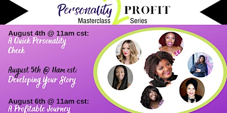 The Personality 2 Profit Masterclass Series primary image
