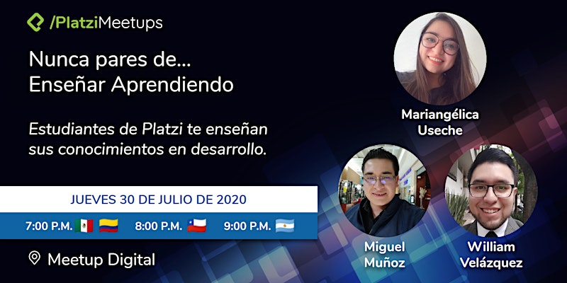 Anuncio de "Nunca pares de" del 30 julio a las 7pm