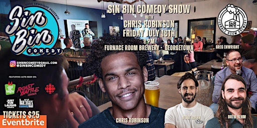 Image principale de Sin Bin Comedy Show at Furnace Room Brewery