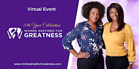 Login to our  Women Destined for Greatness Facebook Page primary image