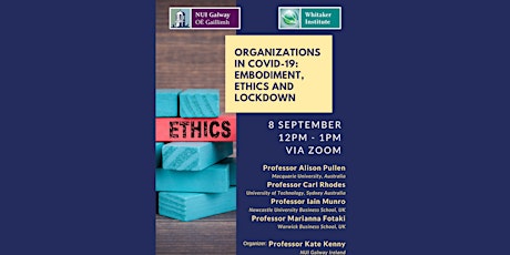 Organizations in Covid-19: Embodiment, ethics and lockdown primary image