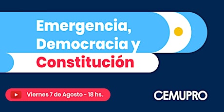 Imagen principal de Emergencia, Democracia y Constitución