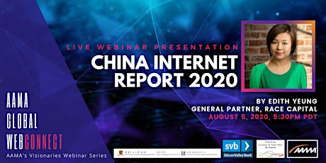 [WEBINAR] China Internet Report 2020 with Edith Yeung of Race Capital primary image