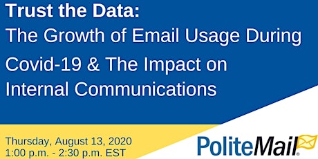 WEBINAR: Trust the Data--The Growth of Email Usage primary image