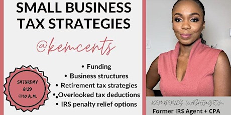 Small Business Tax Strategies to Save! primary image