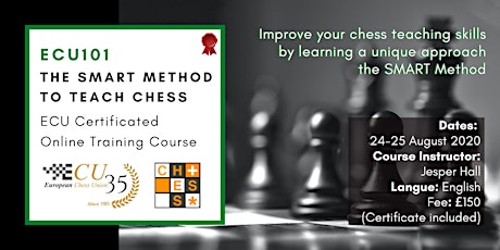 ECU101 - The SMART Method to Teach Chess - Chess Didactics primary image