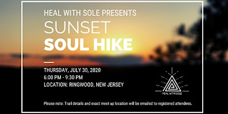 July 2020 -  Sunset Sole Hikes with Heal with Sole primary image