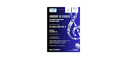 ARMONIE IN VIAGGIO. Sulle tracce di Meldelssohn. Tra musica e parole. primary image