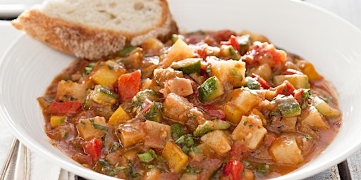 Ciambotta (Italian Summer Vegetable Stew) and Biscotti! primary image