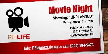Unplanned Movie Night -Faithworks Centre primary image