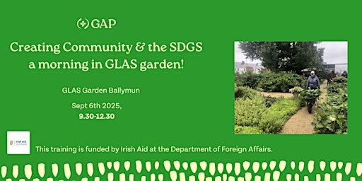 Image principale de Creating Community & the SDGs - a morning in GLAS garden