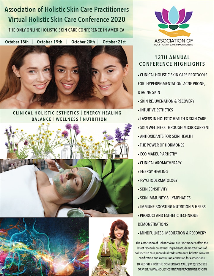 13th Annual Association of Holistic Skin Care Practitioners ZOOM Conference image