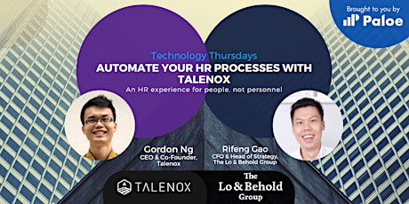 Technology Thursday: Automating HR processes through Talenox primary image