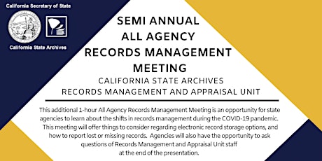 All Agency Records Management Meeting
