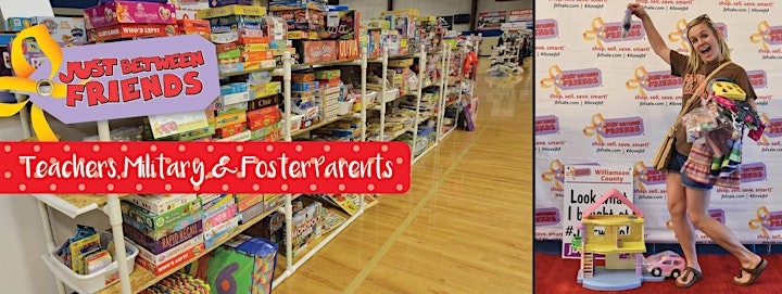 Teacher, Military, Community Heroes, Foster Parent Presale - JBF Wilco Fall image