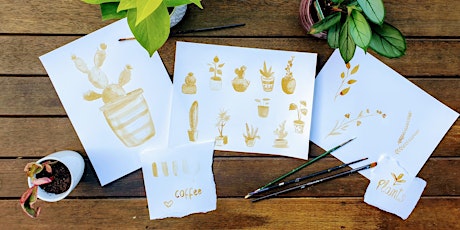 Workshop: painting plants with coffee! primary image