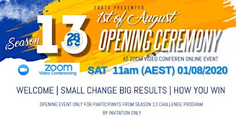 "Small Change=Big Results" Season 13 - Challenge Opening Ceremony  by 28DTC primary image