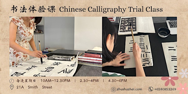 书法体验课 Chinese Calligraphy Trial Class