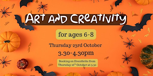 Image principale de Halloween Art and Creativity with Elena at Lucan Library for  6-8 years