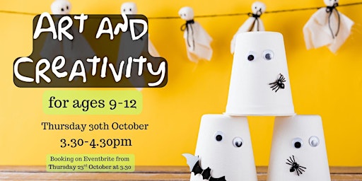 Image principale de Halloween Art and Creativity with Elena at Lucan Library for  9-12 years