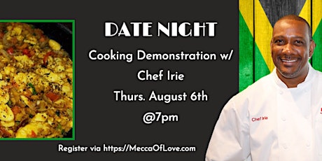 DATE NIGHT: Cooking w/ Chef Irie primary image