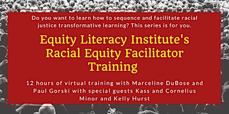 Racial Equity 10-Hour Facilitator Training Series (Train the Trainer)