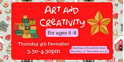 Image principale de Christmas Art and Creativity with Elena at Lucan Library for 6-8 years