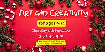 Image principale de Christmas Art and Creativity with Elena at Lucan Library for 9-12 years