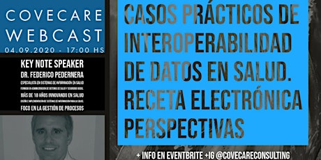 Imagen principal de WEBCAST - CASOS DE INTEROPERABILIDAD DE DATOS EN SALUD