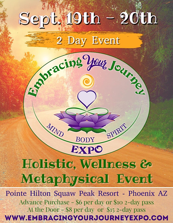 Embracing Your Journey Expo - Marketplace Sept. 19th & 20th 2020 image