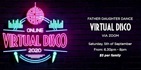 Bring A Mate - Father Daughter Dance Event 2020 - Virtual Disco primary image