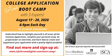 Virtual College Application Boot Camp primary image