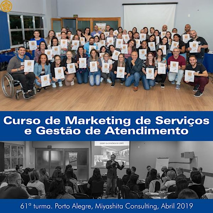 Imagem do evento Curso de Marketing de Serviços e Gestão de Atendimento - 78ª. Porto Alegre