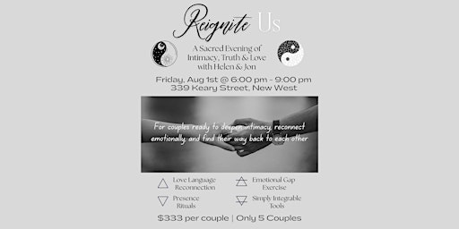 Immagine principale di Reignite Us : A Sacred Evening of Intimacy, Truth & Love