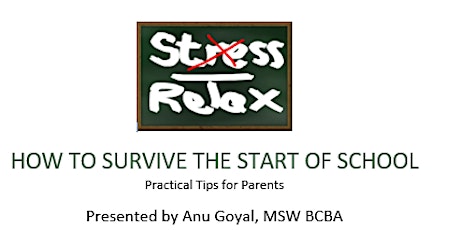 How to Survive the Start of School - Practical Tips for Parents primary image
