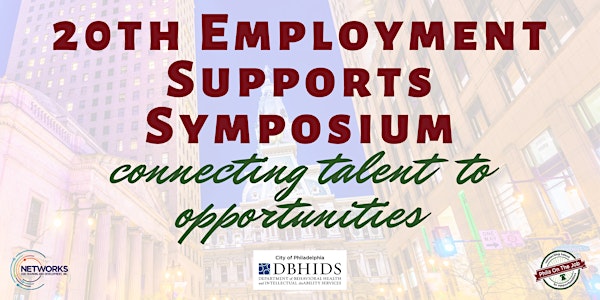 20th Employment Supports Symposium - Fall Series [EMP]