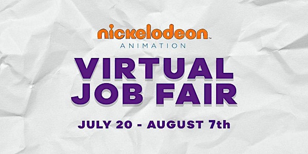 Nickelodeon Animation: Virtual Job Fair 2020