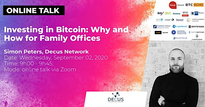 Investing in Bitcoin - Why and How for Family Offices (Online Talk) image