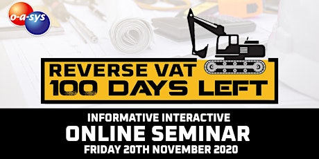 Free Reverse VAT Charge Seminar - 100 Days Left! primary image
