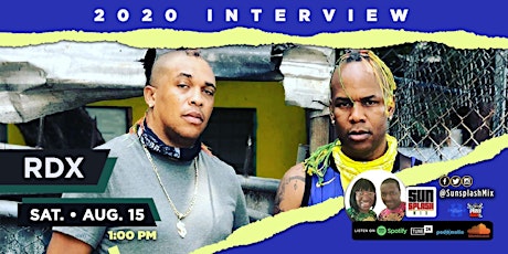 RDX Interview on the Sunsplash Mix Show primary image