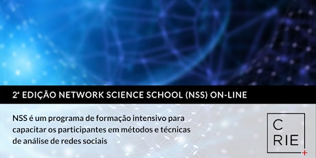 Imagem principal do evento 2º Network Science School  (NSS) on-line