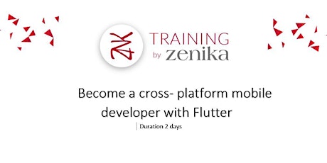 Flutter workshop : Become a cross- platform mobile developer with Flutter-  2 days ENG primary image