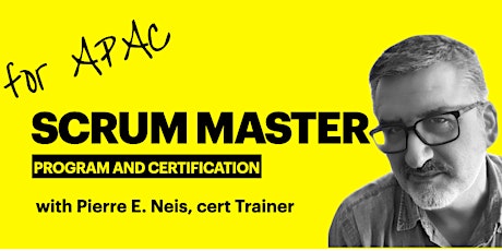 Hauptbild für Scrum Master Online Program & Certification - Asia Pacific Region