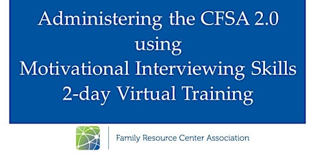 Payment (Not Registration) for the CFSA 2.0 with MI 2-day Training
